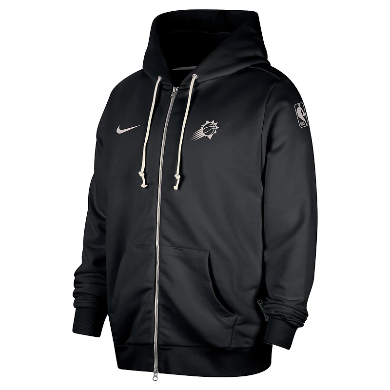 Men's Nike Black Phoenix Suns Authentic Standard Issue Full-Zip Hoodie Jacket