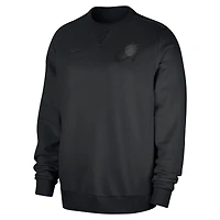 Men's Nike  Black Phoenix Suns Authentic Standard Issue Travel Dri-FIT Sweatshirt