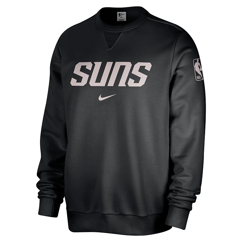 Men's Nike Phoenix Suns Courtside Standard Issue Performance Pullover Sweatshirt