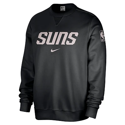 Men's Nike Phoenix Suns Courtside Standard Issue Performance Pullover Sweatshirt