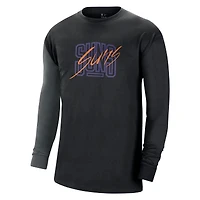T-shirt à manches longues Nike Phoenix Suns Courtside Versus Flight MAX90 pour homme, noir