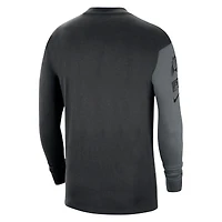 T-shirt à manches longues Nike Phoenix Suns Courtside Versus Flight MAX90 pour homme, noir