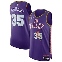 Maillot de joueur authentique Nike Kevin Durant violet Phoenix Suns 2024/25 pour homme - Édition City