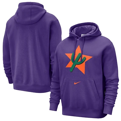 Sweat à capuche Nike Purple Phoenix Suns City Edition Essential Club pour homme 2024/25