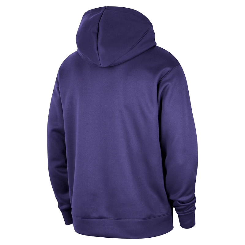 Men's Nike Purple Phoenix Suns 2024/25 Spotlight On-Court Practice Performance Pullover Hoodie