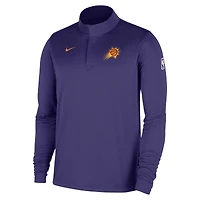 Men's Nike Purple Phoenix Suns 2025/26 Authentic Coaches Quarter-Zip Dri-Fit Top