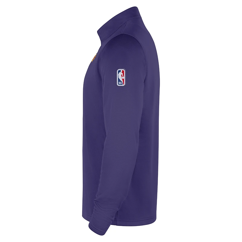 Men's Nike Purple Phoenix Suns 2025/26 Authentic Coaches Quarter-Zip Dri-Fit Top