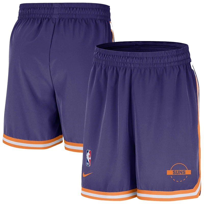 Short tissé Nike Purple Phoenix Suns Authentic Practice DNA Performance pour homme