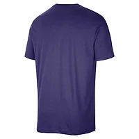 T-shirt d'entraînement Nike violet authentique des Phoenix Suns pour homme