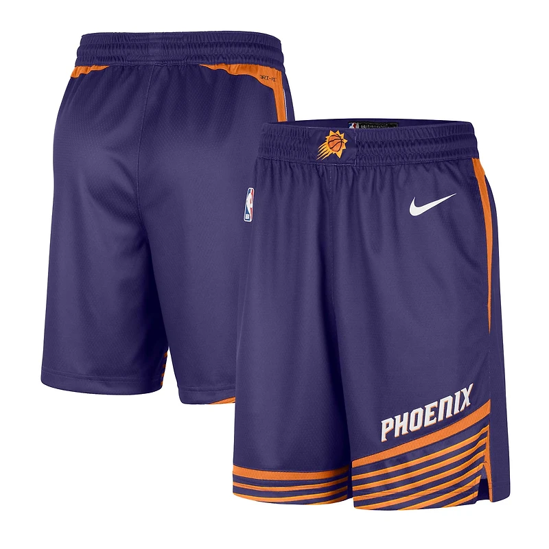 Short Nike Swingman Icon Edition Performance Phoenix Suns violet pour homme