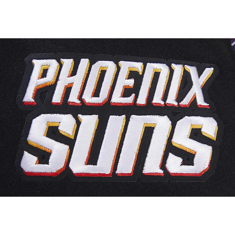 Men's Pro Standard Black Phoenix Suns 2023/24 City Edition Full-Zip Varsity Jacket
