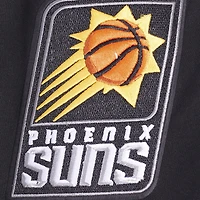 Veste d'échauffement classique à boutons-pression Pro Standard pour hommes, noire, Phoenix Suns