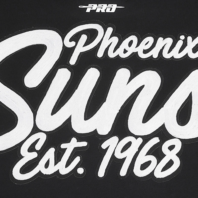 Men's Pro Standard Black Phoenix Suns Paint the City Drop Shoulder Sweatshirt