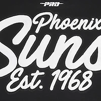 Men's Pro Standard Black Phoenix Suns Paint the City Drop Shoulder Sweatshirt