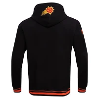 Sweat à capuche Pro Standard noir Phoenix Suns Script Tail pour hommes