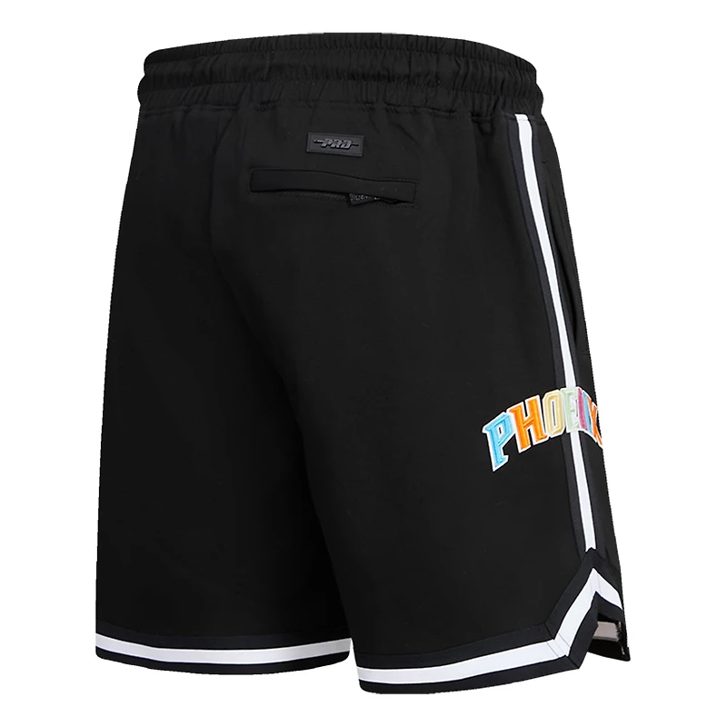 Men's Pro Standard Black Phoenix Suns Washed Neon Shorts