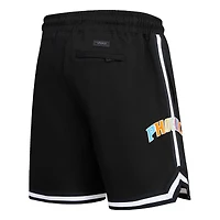Men's Pro Standard Black Phoenix Suns Washed Neon Shorts