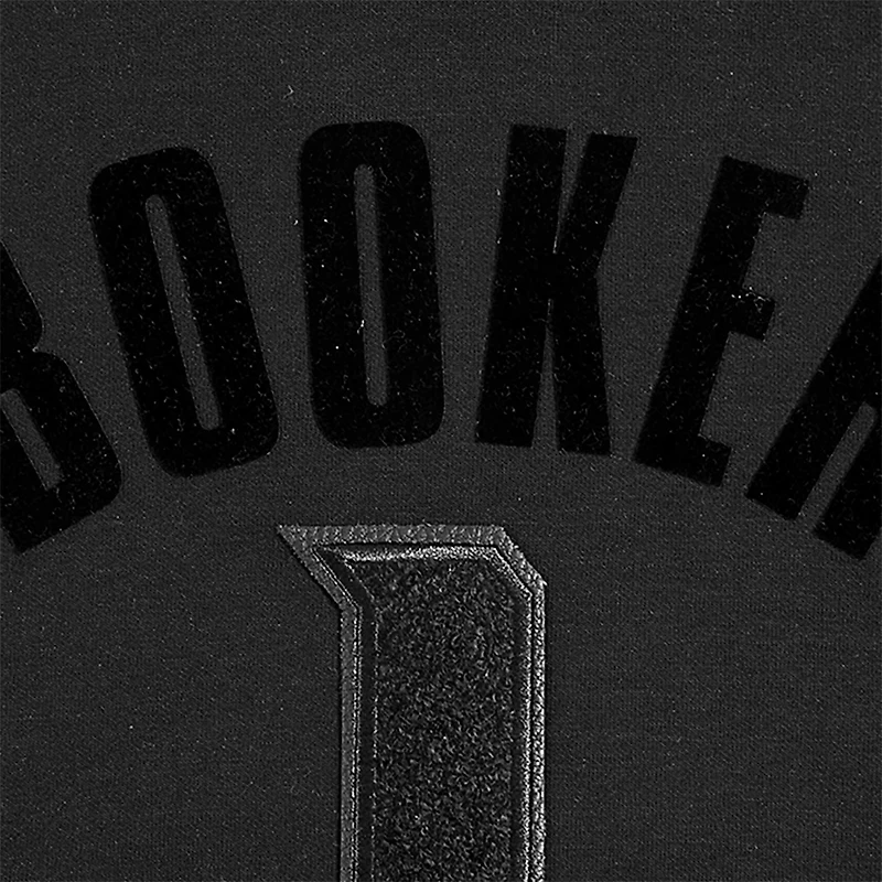 Men's Pro Standard Devin Booker Black Phoenix Suns Triple Tonal Player Pullover Hoodie