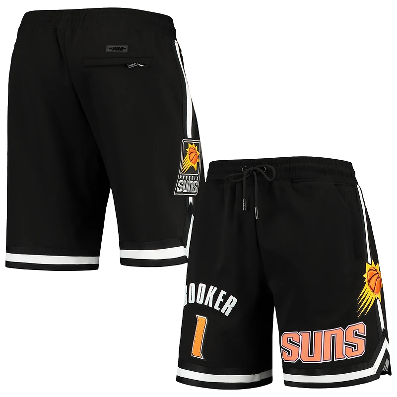 Short Pro Standard Devin Booker pour homme, noir, équipe de joueurs des Phoenix Suns