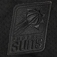 Men's Pro Standard Devin Booker Black Phoenix Suns Triple Tonal Mesh Button-Up Top