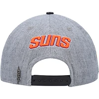 Men's Pro Standard Gray/Black Phoenix Suns Classic Logo Two-Tone Snapback Hat