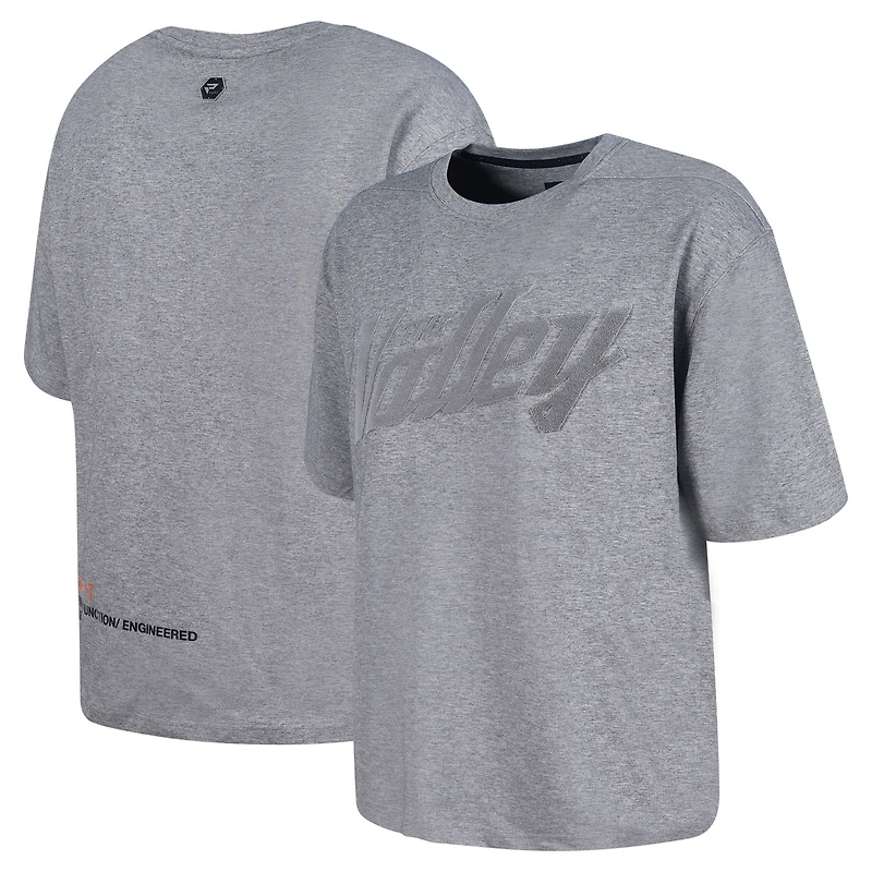 Men's Protege Heather Gray Phoenix Suns Eco-Poly Interlock Fashion Tonal T-Shirt