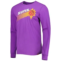 Men's Sportiqe Purple Phoenix Suns Hardwood Classics Mohave Elevated Long Sleeve T-Shirt