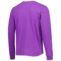 Men's Sportiqe Purple Phoenix Suns Hardwood Classics Mohave Elevated Long Sleeve T-Shirt