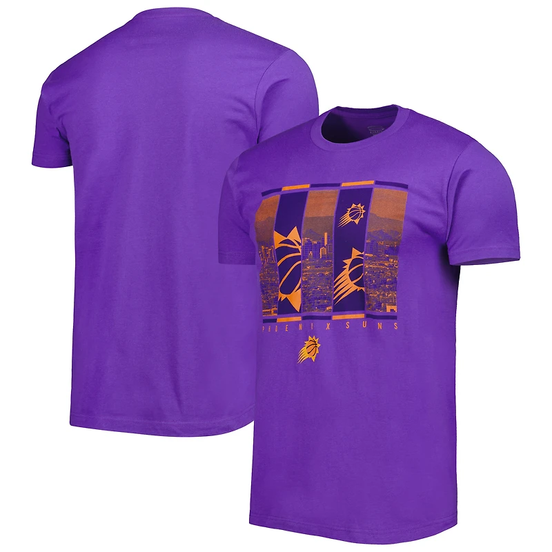 T-shirt homme Stadium Essentials violet Phoenix Suns avec silhouette de la ville