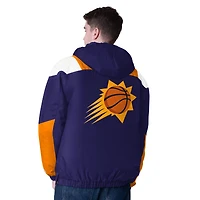 Men's Starter  Purple/Orange Phoenix Suns Charger Half-Zip Pullover Jacket