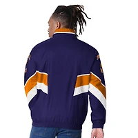Veste zippée complète Captain Oxford violette pour homme des Phoenix Suns