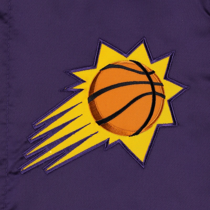 Men's Starter Purple Phoenix Suns Force Play Satin Full-Snap Varsity Jacket