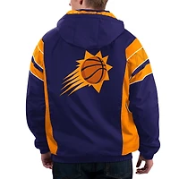 Veste à capuche demi-zippée Starter Purple Phoenix Suns Home Team pour hommes