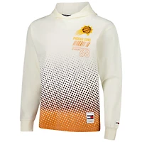 Men's Tommy Jeans Cream Phoenix Suns Ben Long Sleeve Hoodie T-Shirt