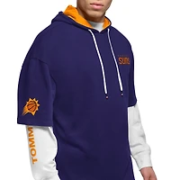 Men's Tommy Jeans Purple/White Phoenix Suns Matthew 2 1 T-Shirt & Hoodie Combo Set