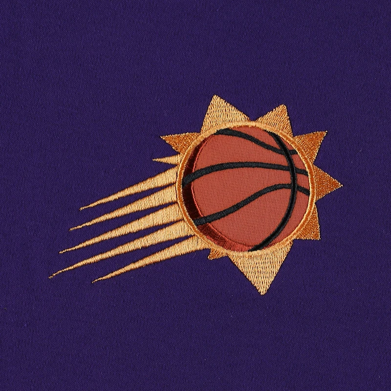Tommy Jeans - T-shirt à manches longues et blocs de couleur violet Phoenix Suns Richie pour homme