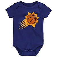 Newborn Outerstuff  Purple Phoenix Suns Primary Logo Bodysuit