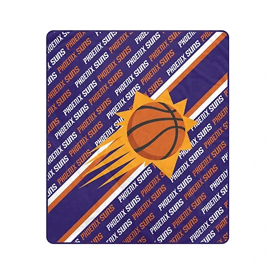 Couverture ultra douce à motif Pegasus Phoenix Suns, 152 x 178 cm (diagonale), doublée.