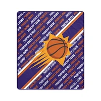Couverture ultra douce à motif Pegasus Phoenix Suns, 152 x 178 cm (diagonale), doublée.