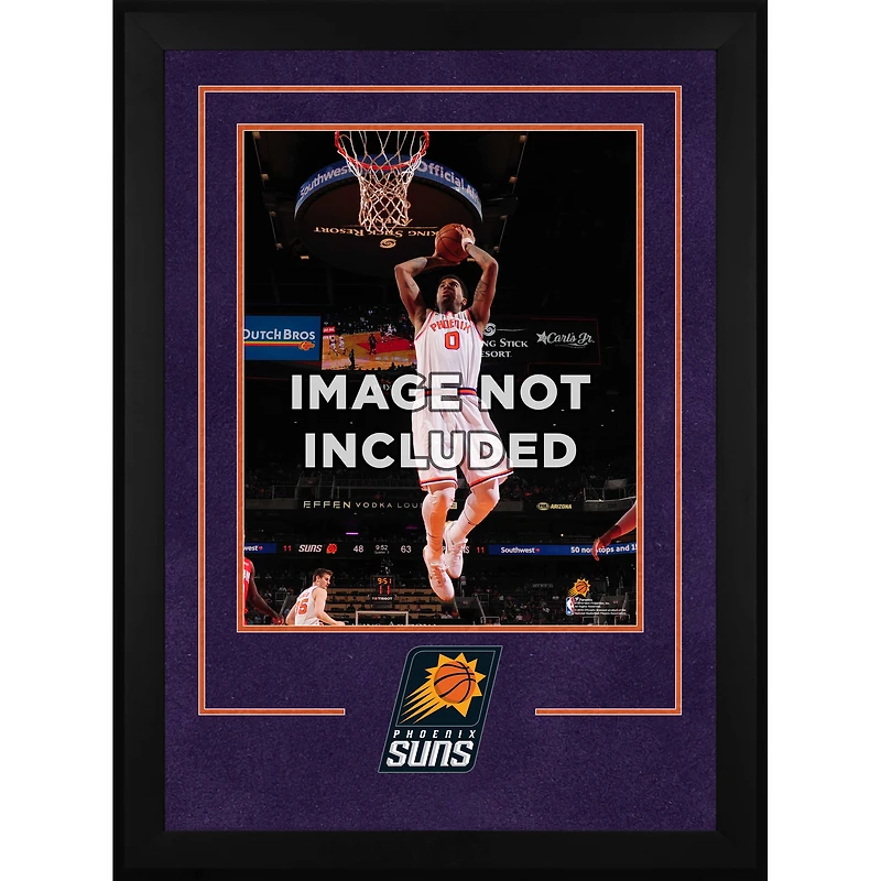 Cadre vertical de luxe 16" x 20" des Phoenix Suns avec logo de l'équipe