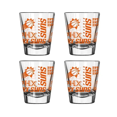 Phoenix Suns 4-Pack 2oz. Shot Glass Set
