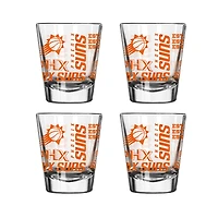 Phoenix Suns 4-Pack 2oz. Shot Glass Set