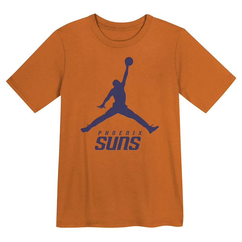 Preschool Jordan Brand Orange Phoenix Suns Essential Jumpman T-Shirt