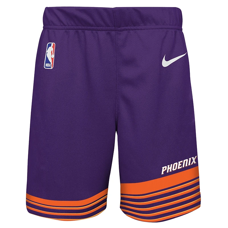 Short Nike violet Phoenix Suns Icon Replica pour enfants d'âge préscolaire