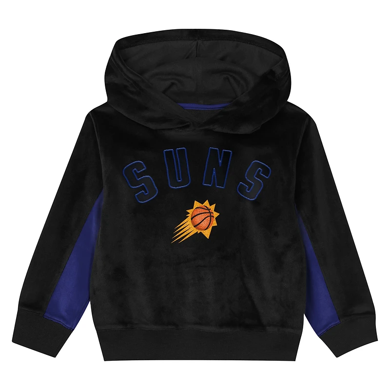 Sweat à capuche en velours noir Phoenix Suns pour enfants d'âge préscolaire Outerstuff