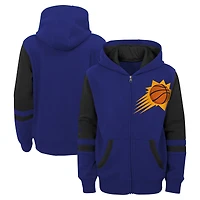 Sweat à capuche violet Phoenix Suns pour enfants d'âge préscolaire avec fermeture éclair intégrale