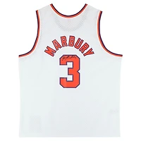 Stephon Marbury Phoenix Suns Autographed Mitchell & Ness 2002-03 White Alternative Swingman Jersey 