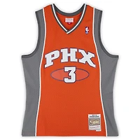 Maillot Swingman alternatif orange autographié par Stephon Marbury des Phoenix Suns (2003-2004)
