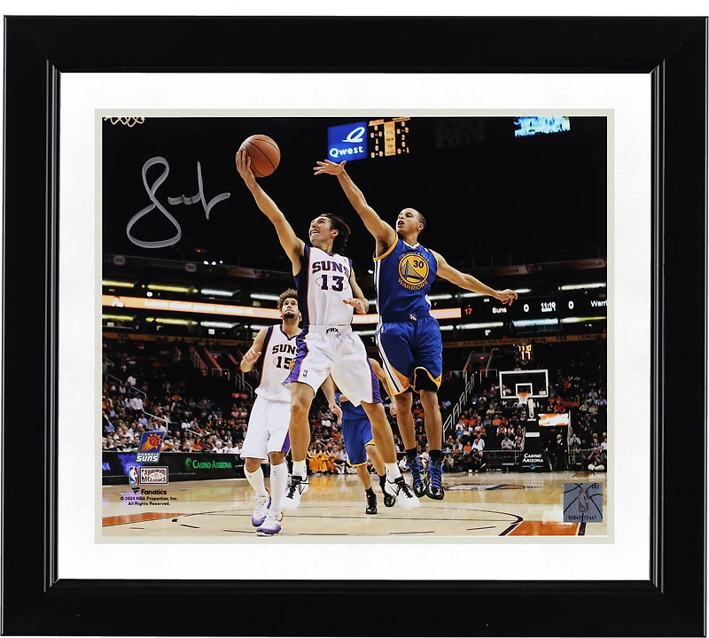 Steve Nash Phoenix Suns Autographed 8" x 10" Layup vs. Golden State Warriors Photograph