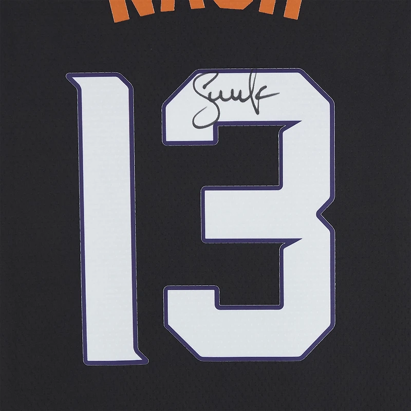 Maillot Nike Swingman noir dédicacé par Steve Nash des Phoenix Suns 2020-21 City Edition